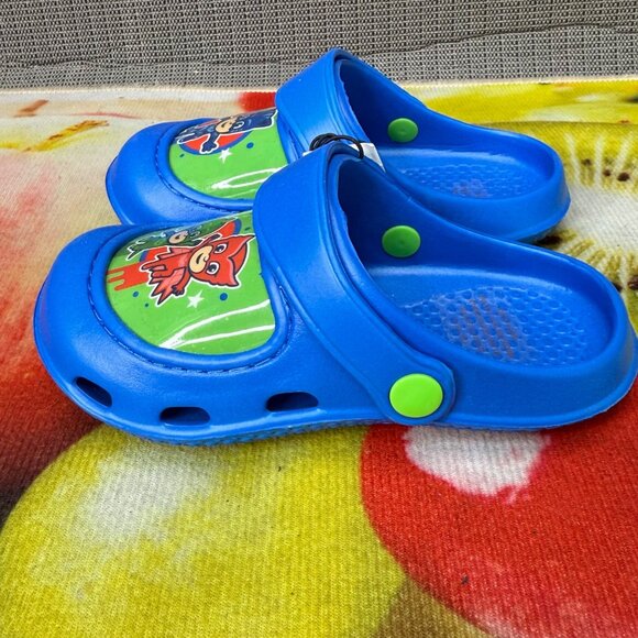 PJ Masks Kids Blue Clogs Shoes M 7/8 - Picture 2 of 6